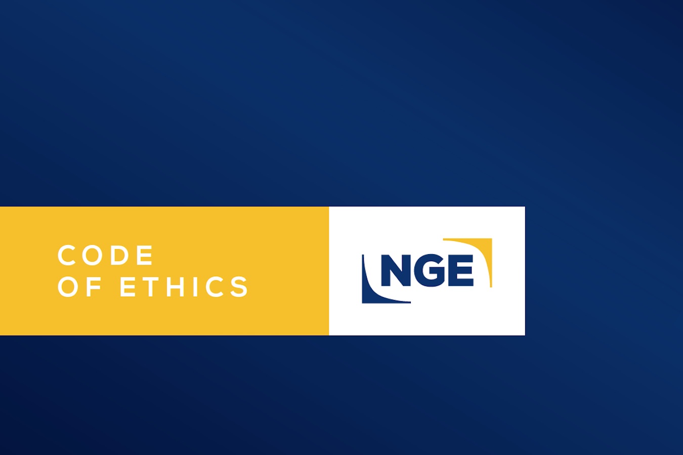 Code of ethics NGE
