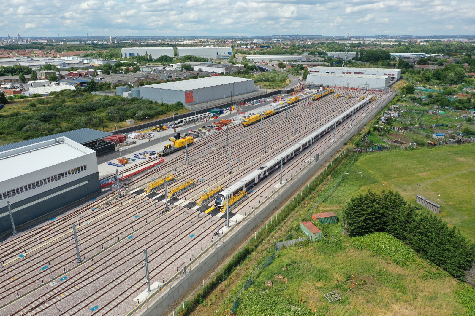 Illustration Crossrail project (UK) : Delivery of the Plumstead rail depot
