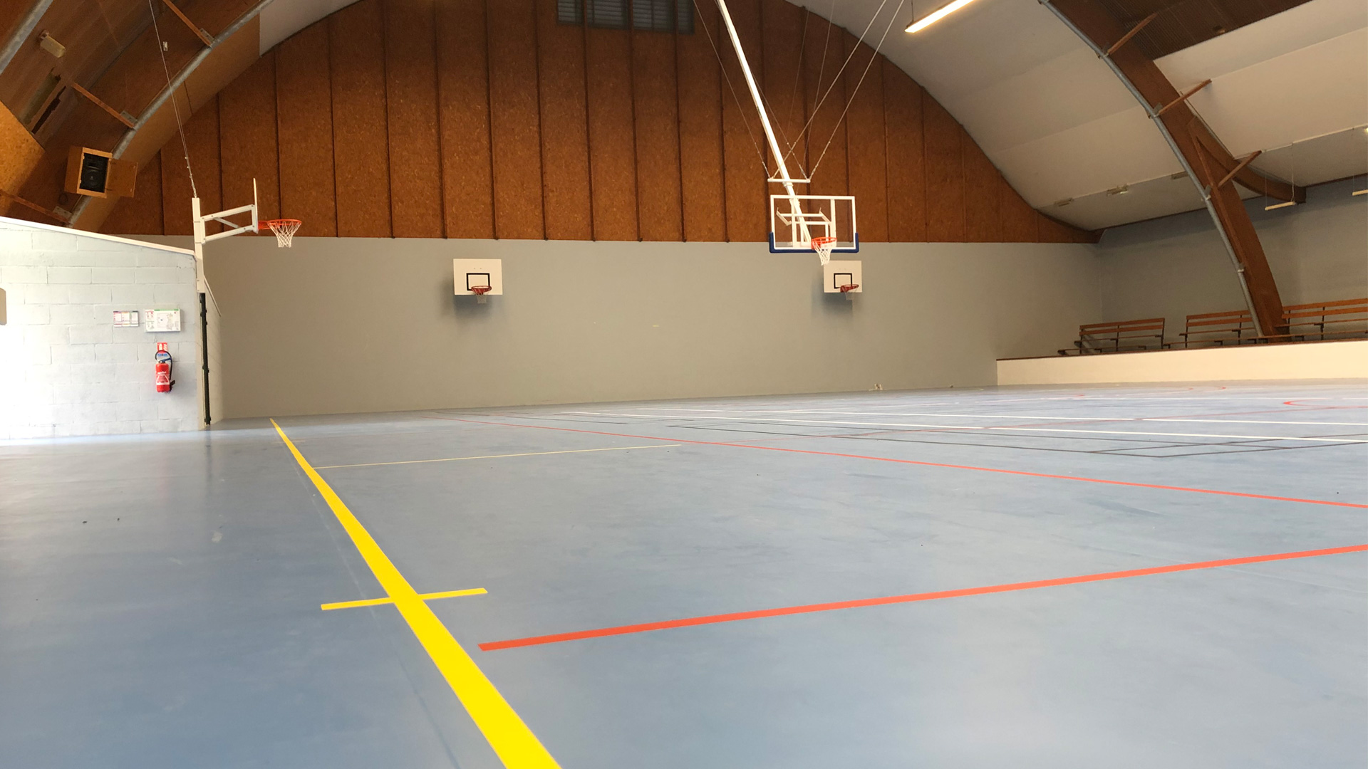 travaux salle de sport