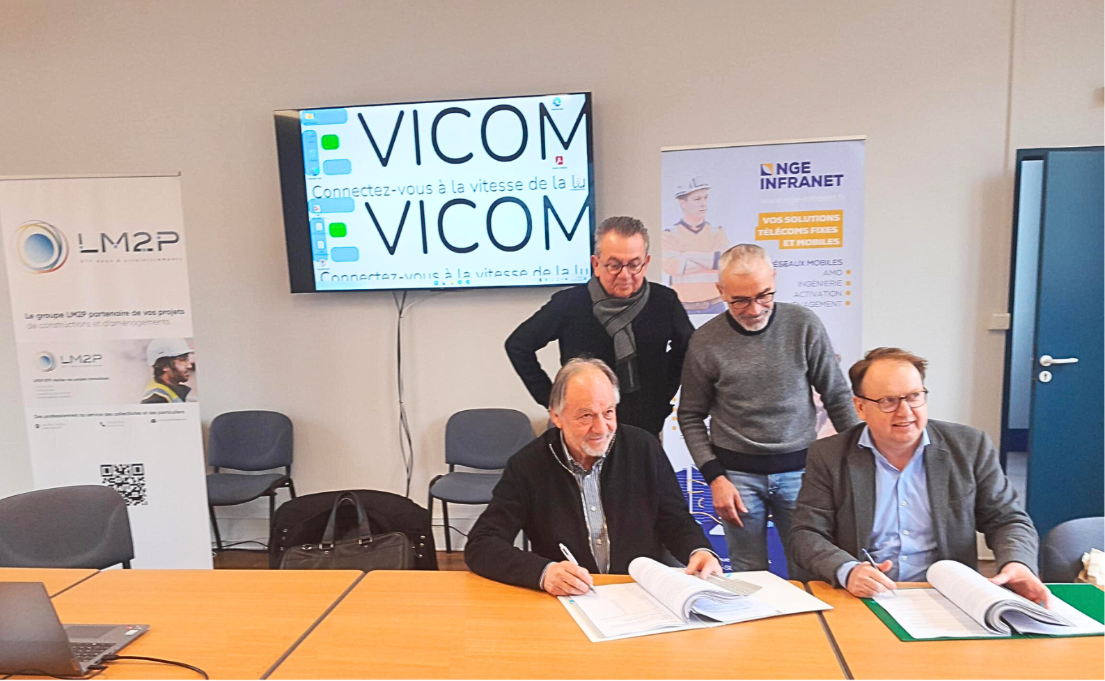 Illustration Nouveau marché de déploiement FTTH pour NGE INFRANET